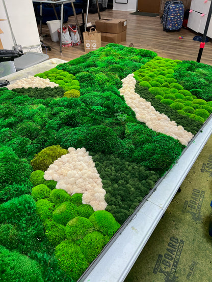 🌿 Modern art, crafted by nature "Green Terrace"