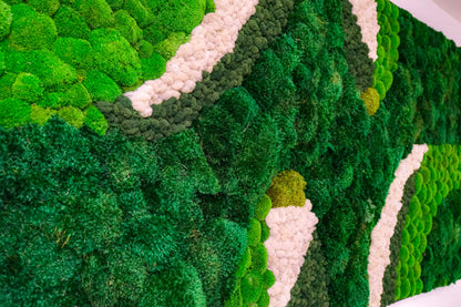 🌿 Modern art, crafted by nature "Green Terrace"