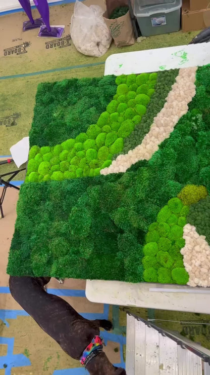 🌿 Modern art, crafted by nature "Green Terrace"